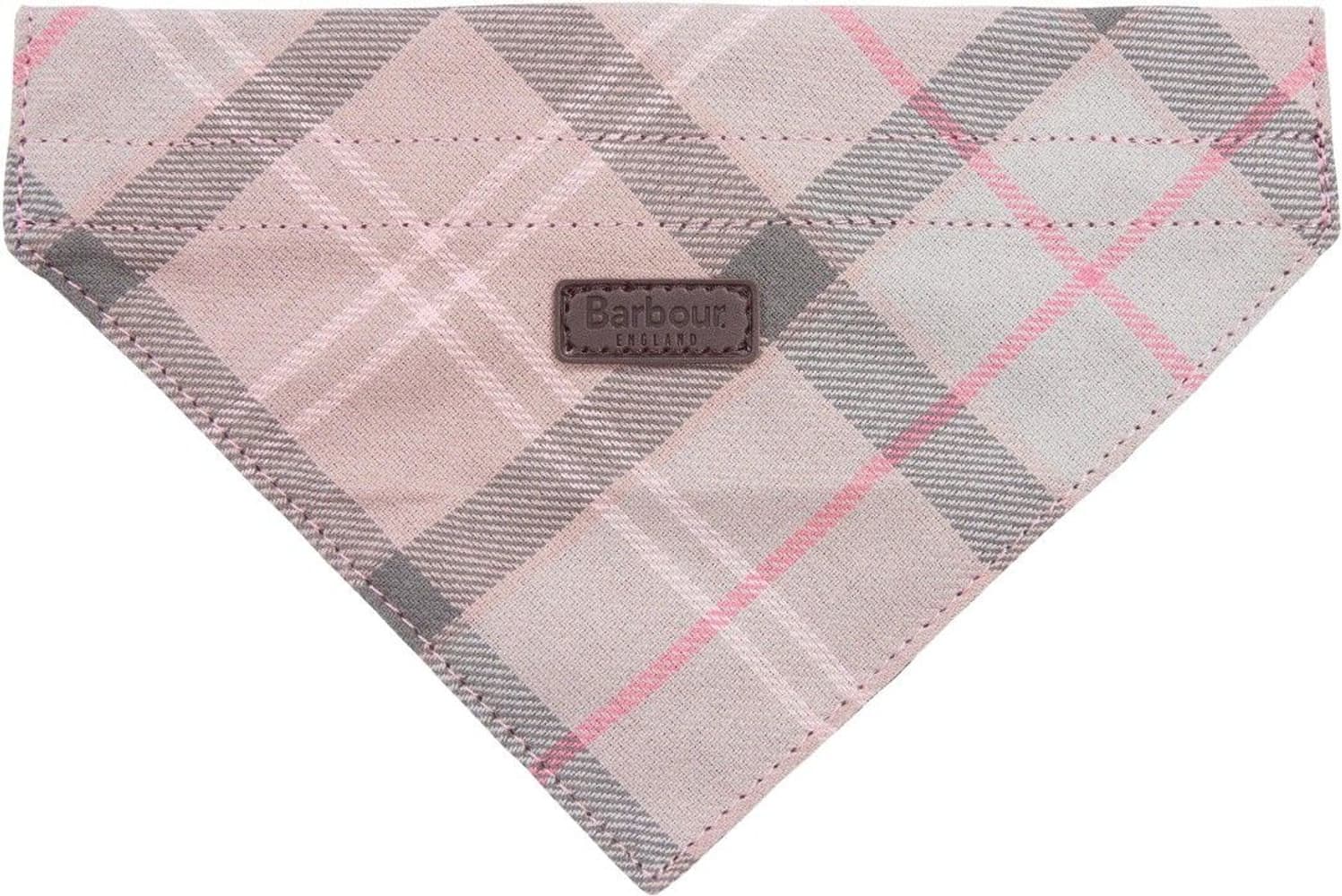 Tartan koiran kaulahuivi, Taupe/Pink Tartan, view: 0
