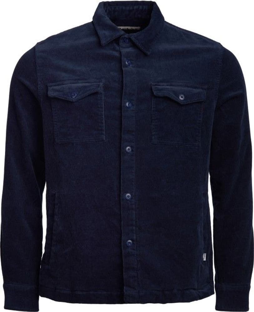 Cord Overshirt kauluspaita, tummansininen, view: 0