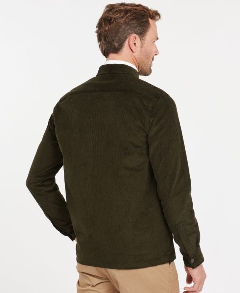 Cord Overshirt pitkähihainen paita, tummanvihreä, view: 2