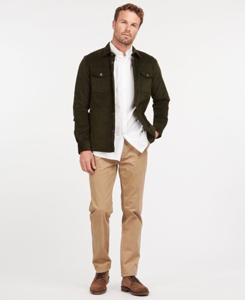 Cord Overshirt pitkähihainen paita, tummanvihreä, view: 4
