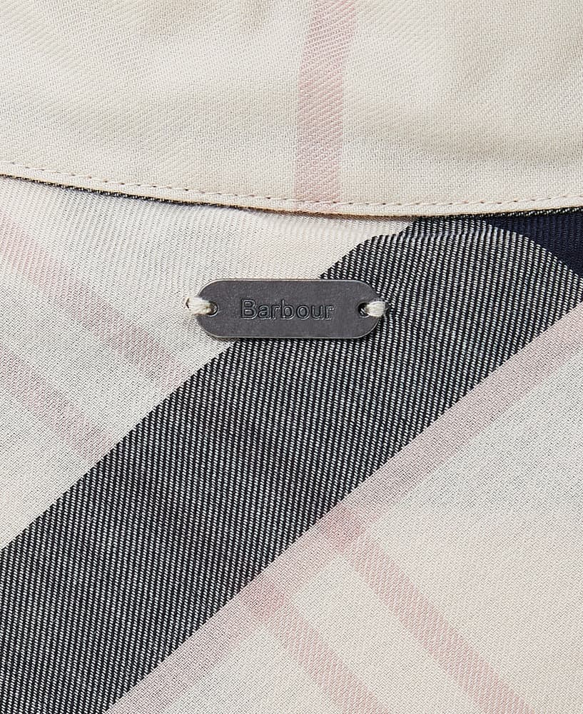 Moorland Shirt naisten puuvillapaita, Cloud/Gardenia Check, view: 5