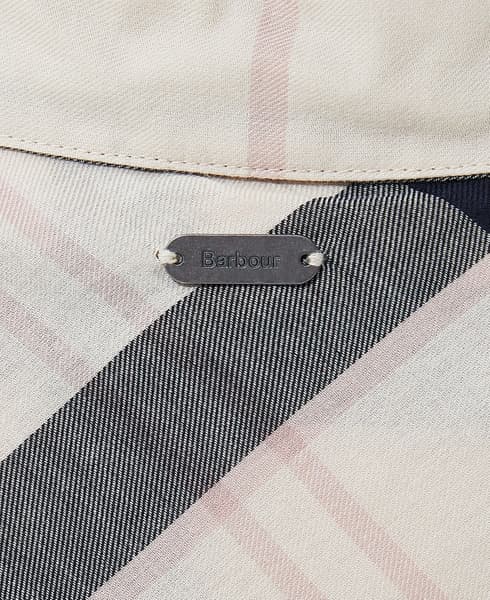 Moorland Shirt naisten puuvillapaita, Cloud/Gardenia Check, view: 5