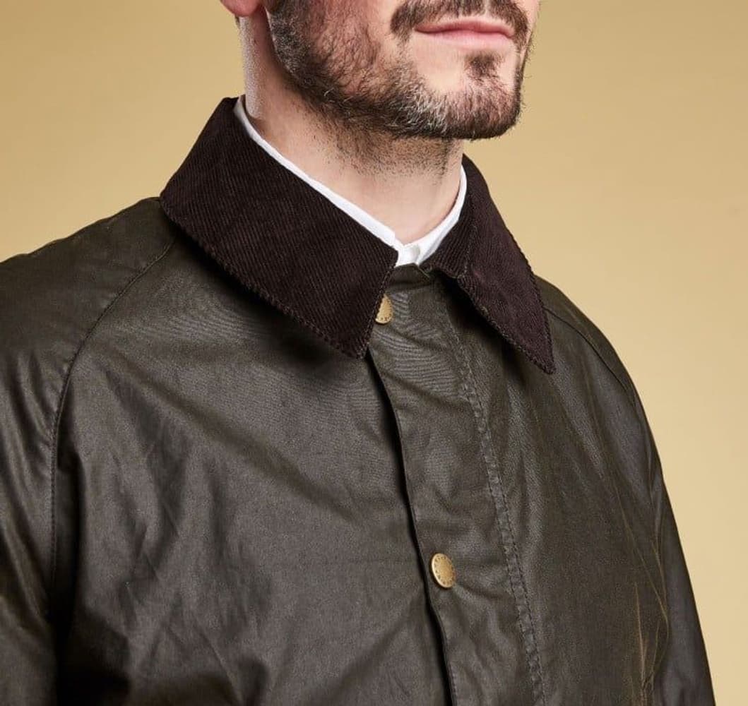 M's Ashby Wax Jacket Dark Olive, view: 5