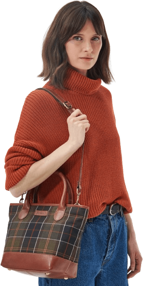 Katrine Leather Tote Bag laukku, Classic Tartan, view: 6