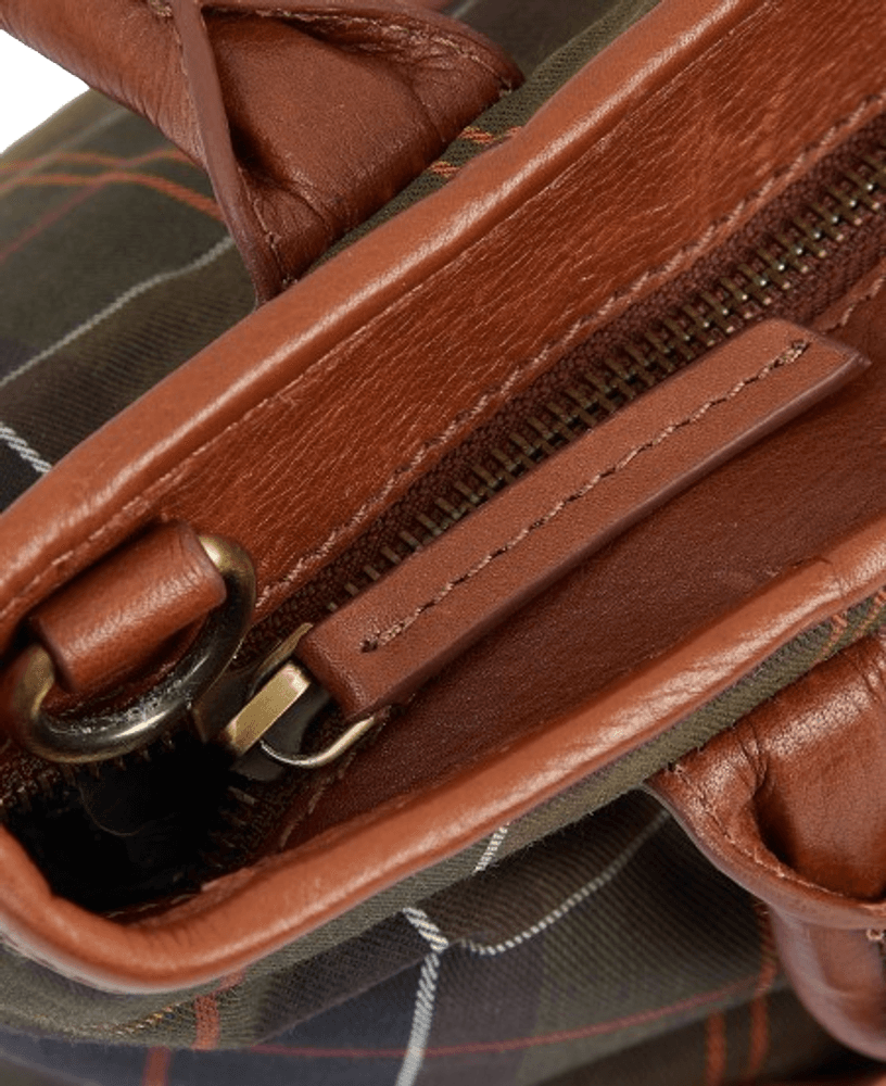 Katrine Leather Tote Bag laukku, Classic Tartan, view: 4