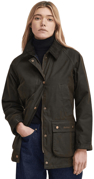 Acorn Wax Jacket naisten takki, Olive, view: 1