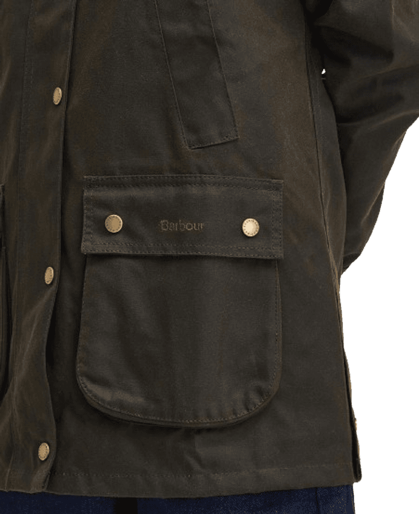 Acorn Wax Jacket naisten takki, Olive, view: 5