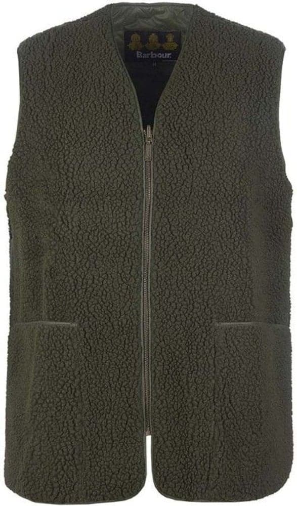 Berber Liner fleeceliivi, vihertävänruskea, view: 0