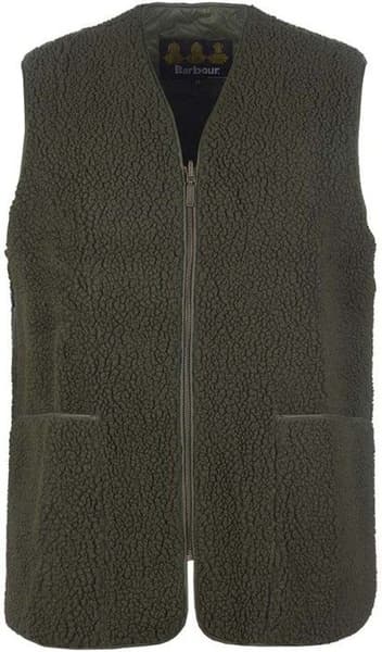 Berber Liner fleeceliivi, vihertävänruskea, view: 0