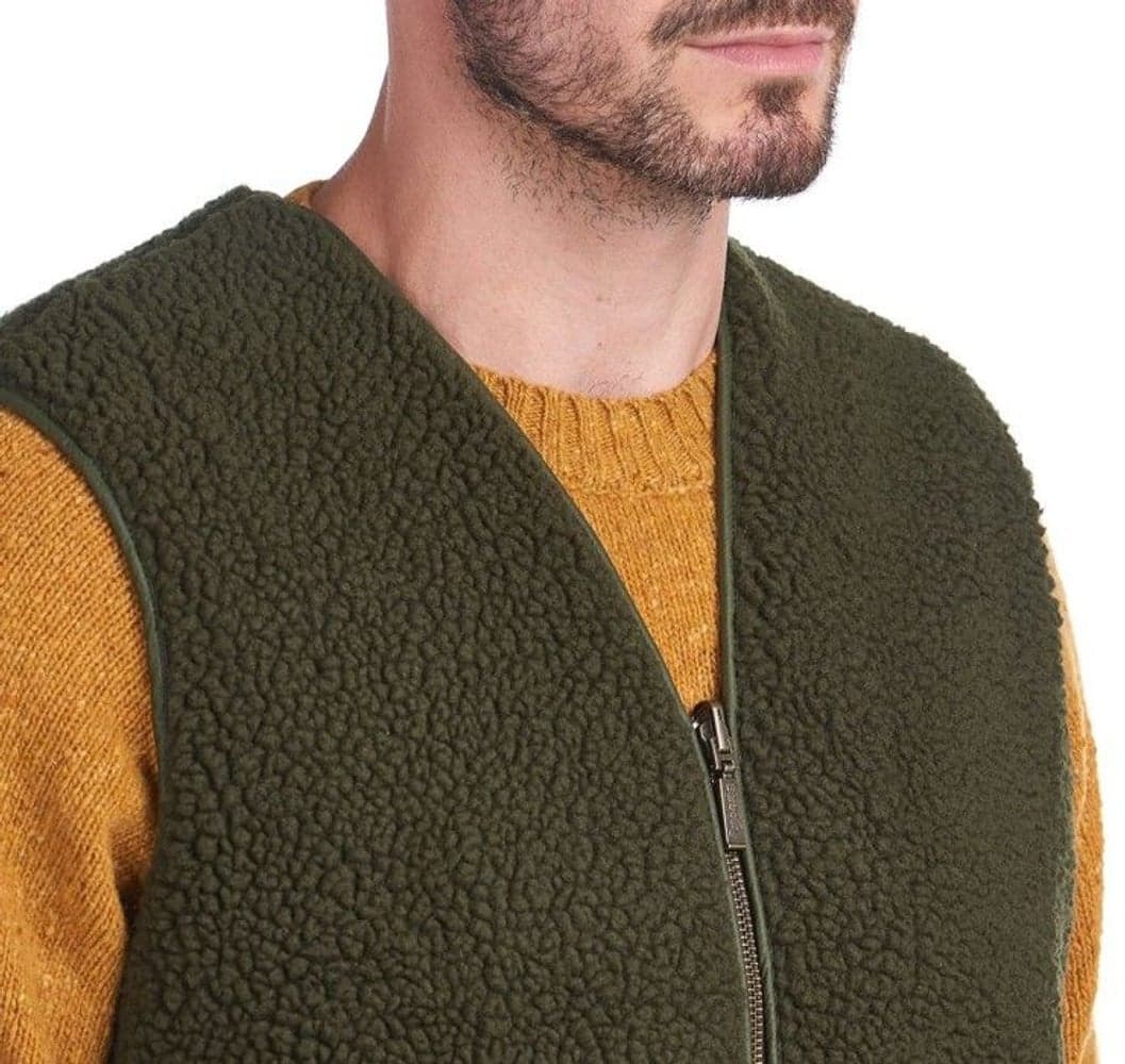 Berber Liner fleeceliivi, vihertävänruskea, view: 4