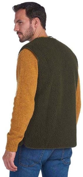 Berber Liner fleeceliivi, vihertävänruskea, view: 3