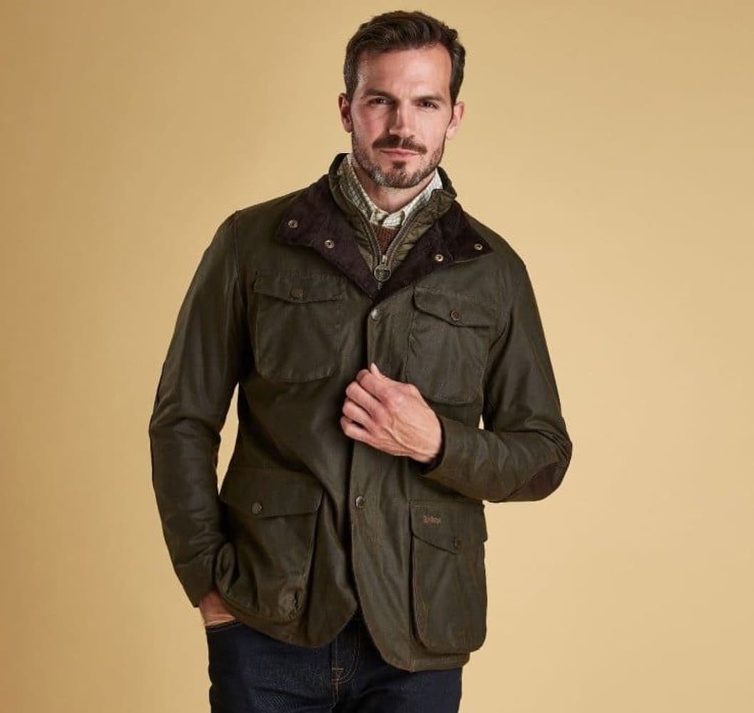 M's Ogston Wax Jacket Olive, view: 2