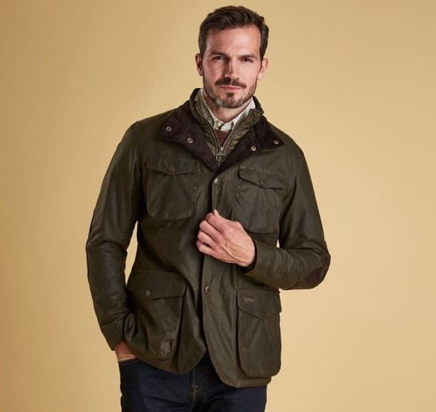 M's Ogston Wax Jacket Olive, view: 2
