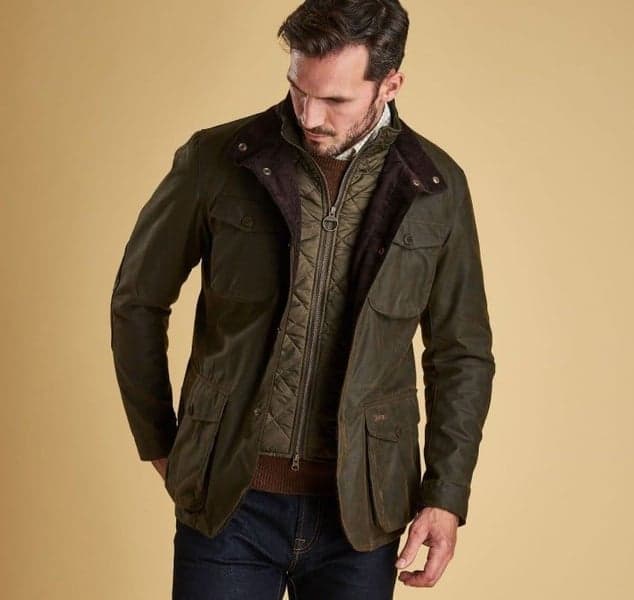 M's Ogston Wax Jacket Olive, view: 1
