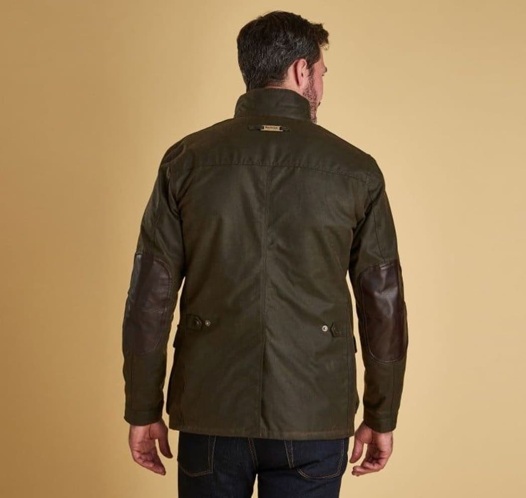 M's Ogston Wax Jacket Olive, view: 3