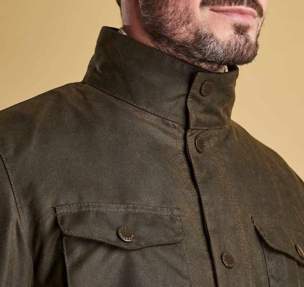 M's Ogston Wax Jacket Olive, view: 4