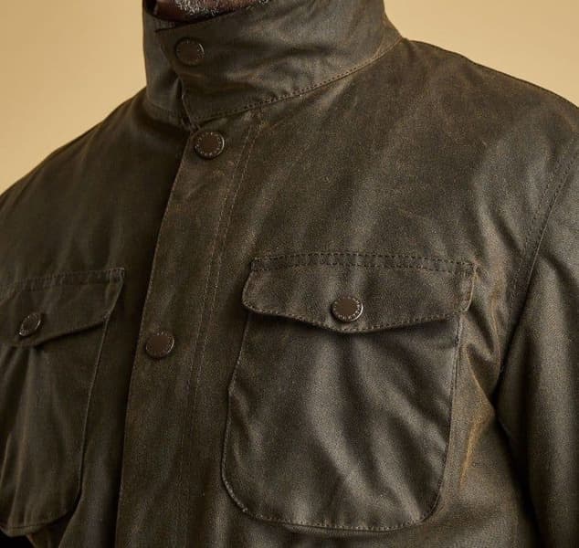 M's Ogston Wax Jacket Olive, view: 6