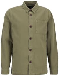 Washed Overshirt paita, Bleached Olive - view: 0