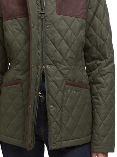 Keeper Wear Quilt naisten takki, Olive, view: 5