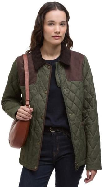 Keeper Wear Quilt naisten takki, Olive, view: 1