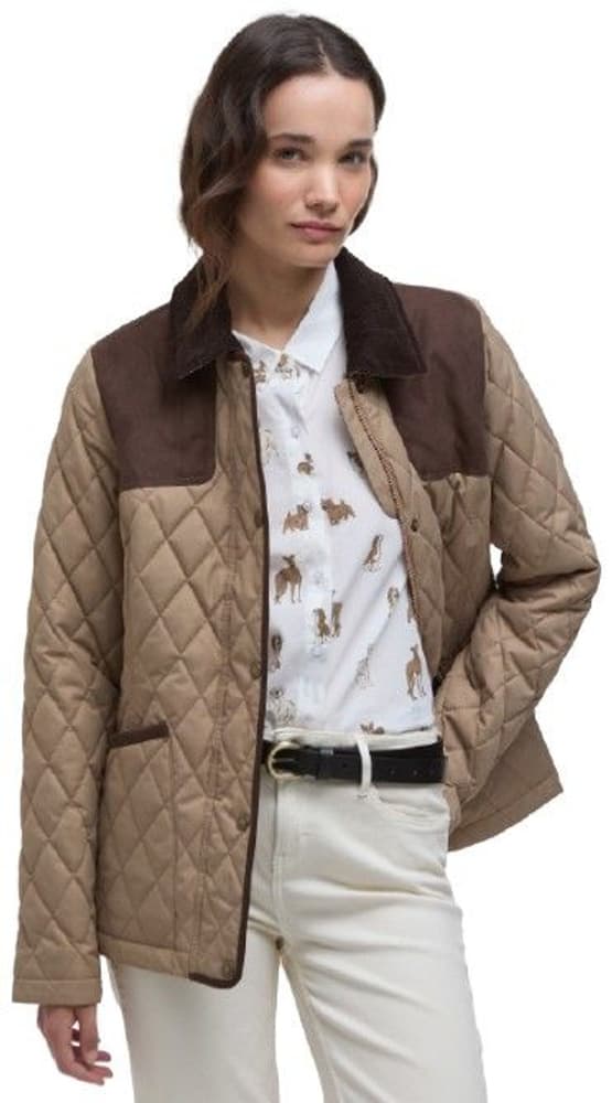 Keeper Wear Quilt naisten takki, Military Brown, view: 1