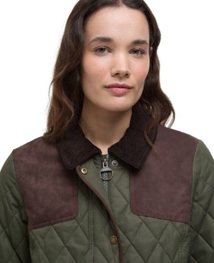 Keeper Wear Quilt naisten takki, Olive, view: 3