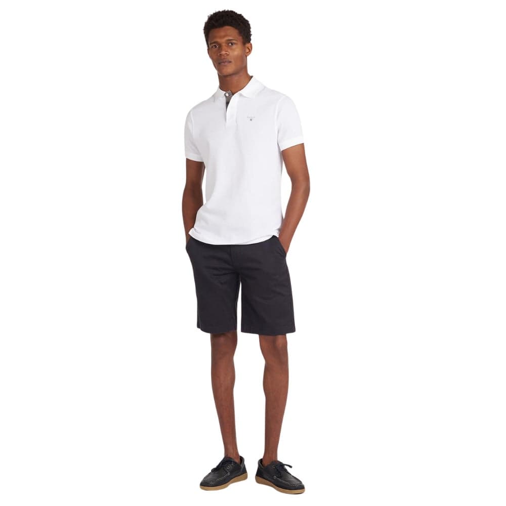 M's Tartan Pique Polo/Dress White, view: 4
