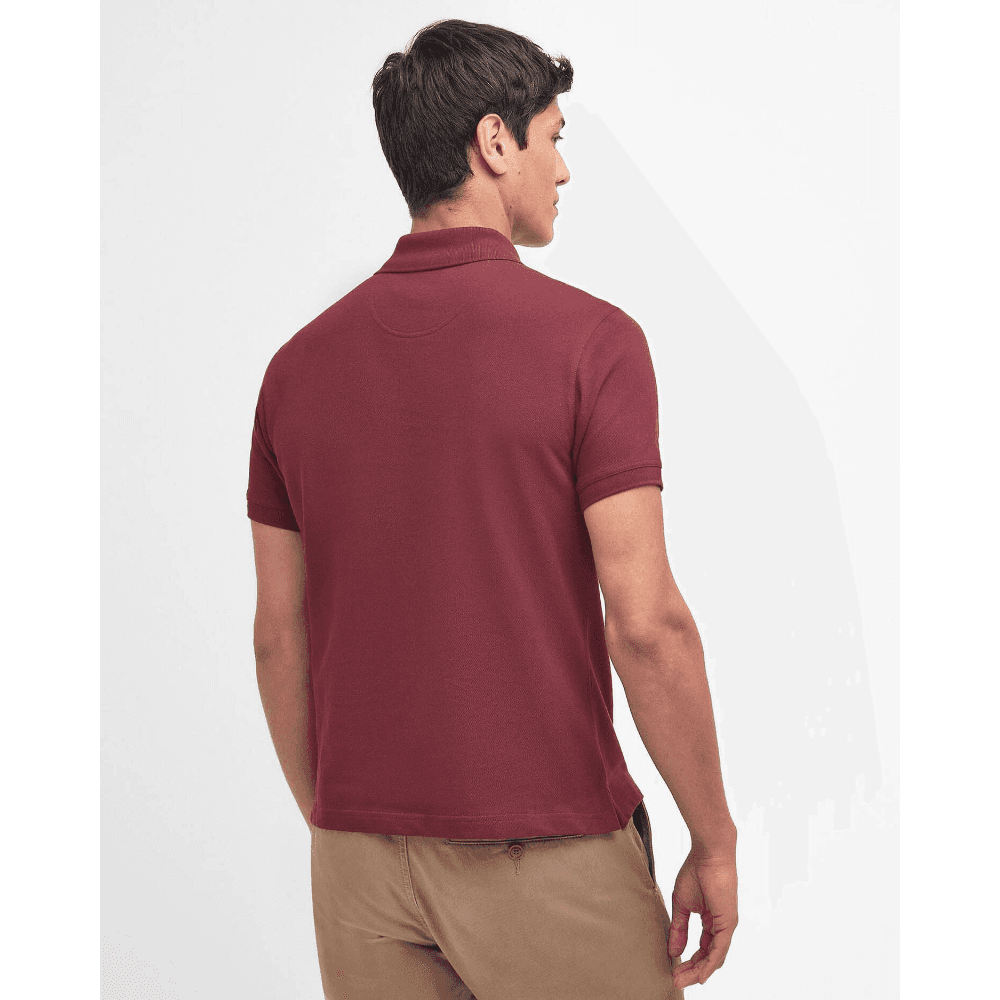 Tartan Pique Polo Shirt Ruby, view: 2