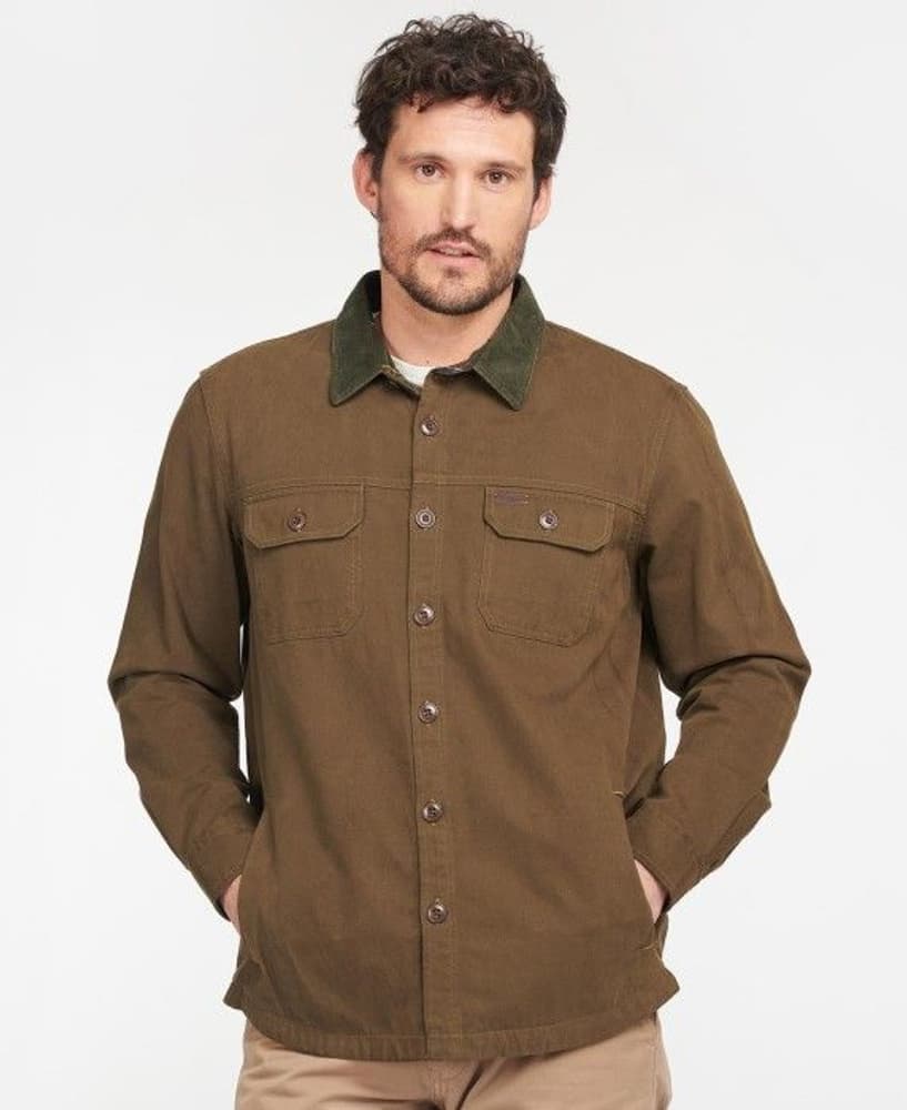 Catbell Overshirt paitapusero, oliivinvihreä, view: 1