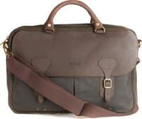 Wax Leather Briefcase laukku, Olive - view: 0