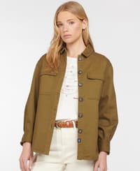 Hartley Overshirt -naisten päällyskauluspaita, Nori Green - view: 1