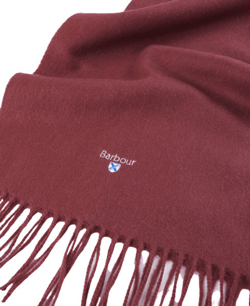 Plain Lambswool Scarf huivi, Port Red, view: 1