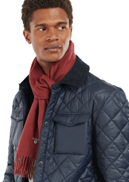 Plain Lambswool Scarf huivi, Port Red, view: 2