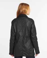 Beadnell naisten öljykangastakki, musta - view: 3