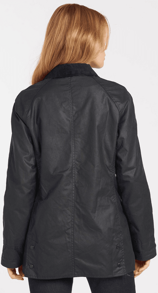 W's Beadnell Wax Jacket Navy, view: 1