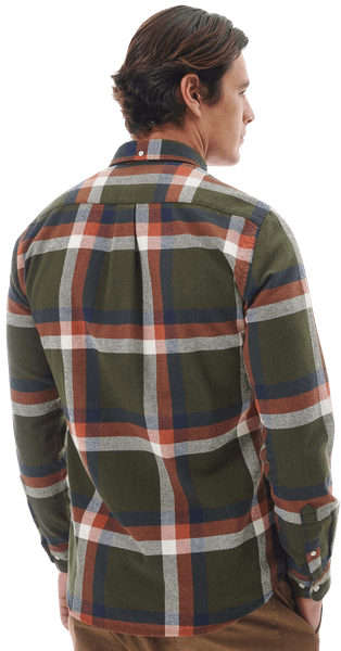 Folley Tailored Fit paita, Olive, view: 3