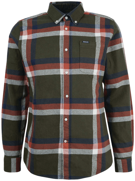 Folley Tailored Fit paita, Olive, view: 0