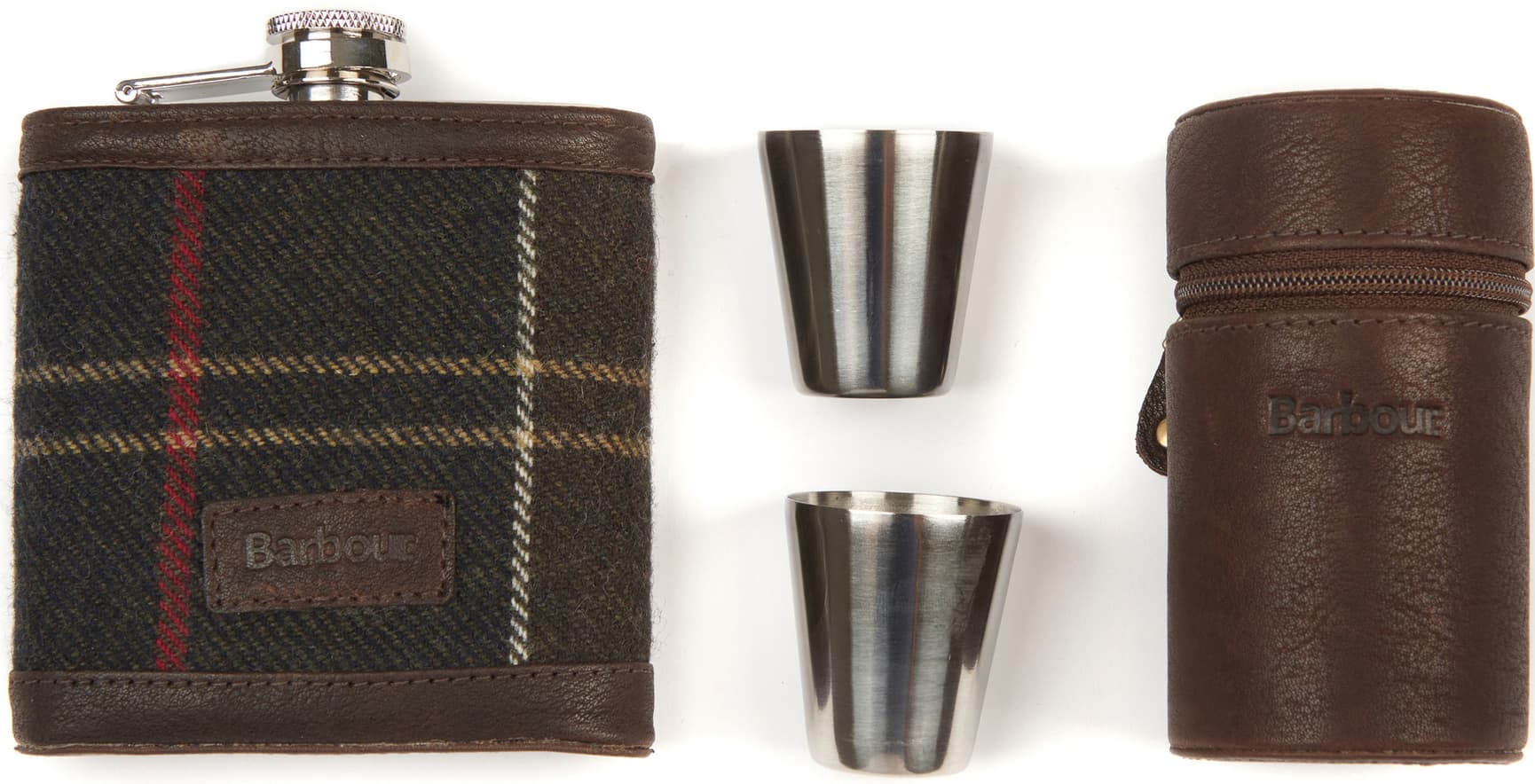 Tartan Hip Flask & Cups Gift Set lahjasetti, view: 0