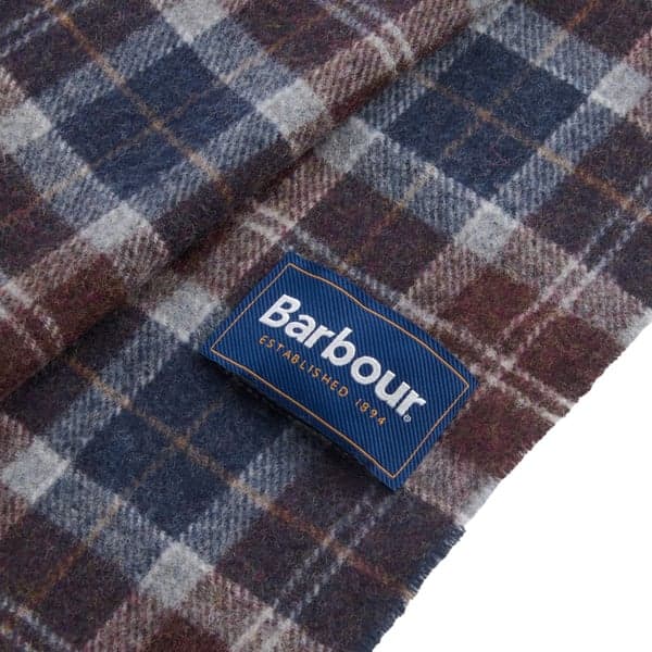 Tartan Lambswool Scarf Midnight Oak Tartan, view: 3