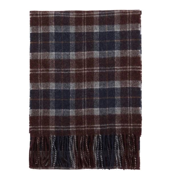 Tartan Lambswool Scarf Midnight Oak Tartan, view: 1