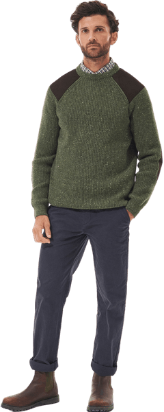 Raisthorpe Crew neulepusero, Olive, view: 4