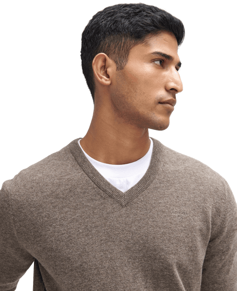 Essential Lambswool villapaita, Dark Stone, view: 1