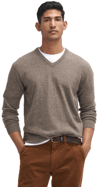 Essential Lambswool villapaita, Dark Stone, view: 3