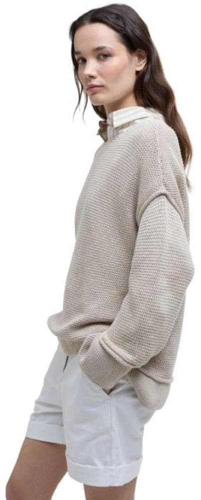 Emmie Knitted Jumper naisten paita, Light Sand, view: 2