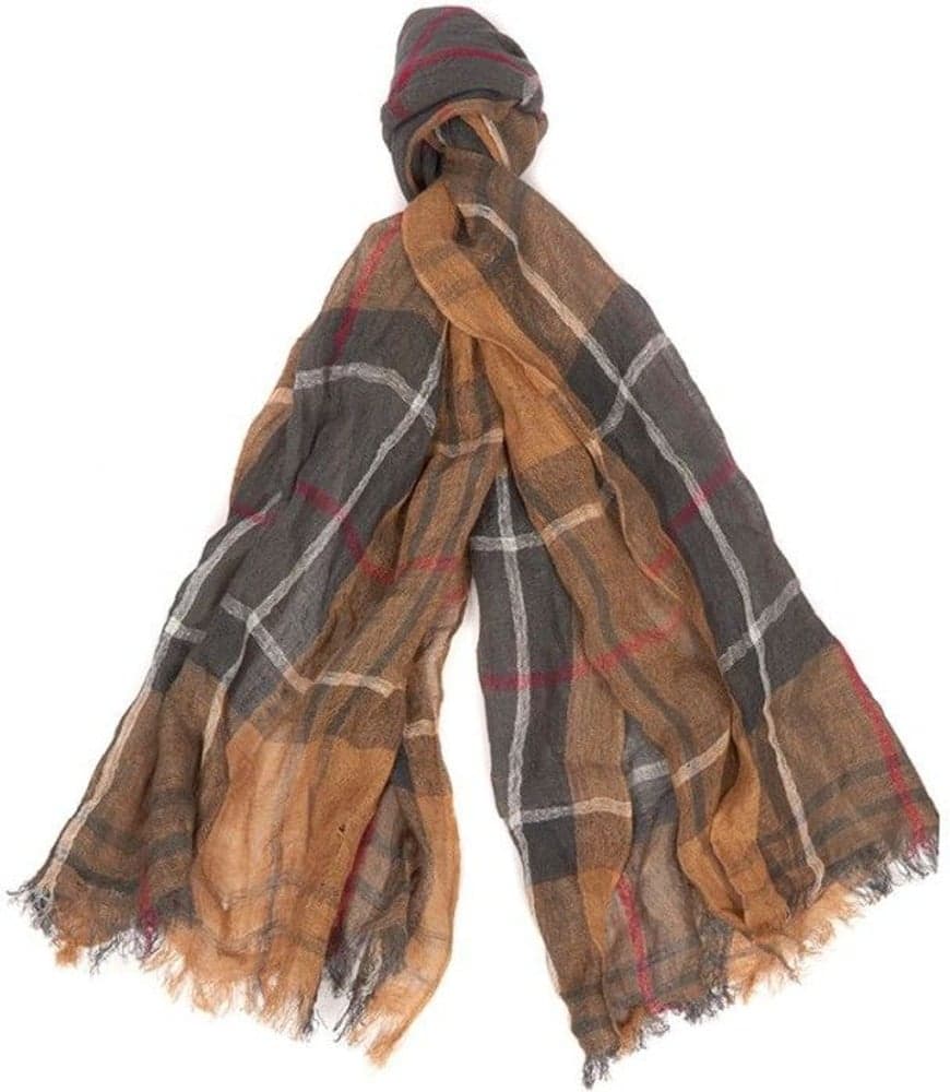 Tartan Linen Scarf Dress, view: 0