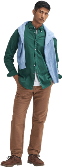 Moleskin Tailored Fit housut, Sand - view: 5