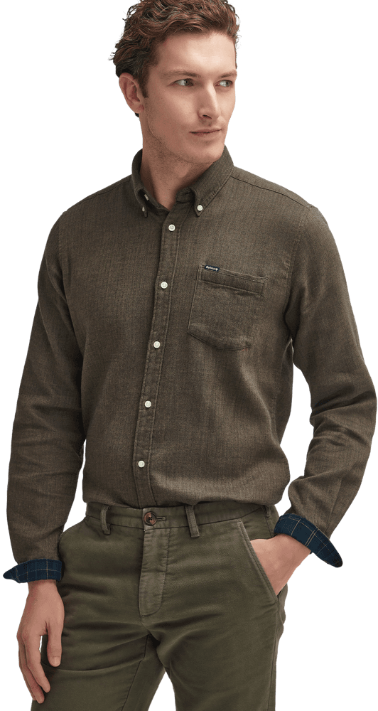 Moleskin Tailored Fit housut, Olive, view: 1