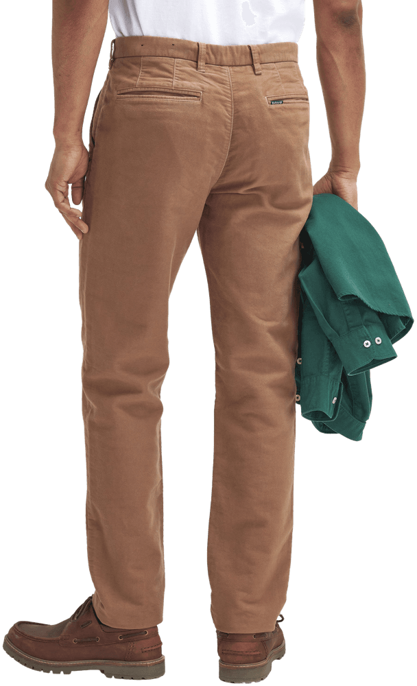 Moleskin Tailored Fit housut, Sand, view: 4