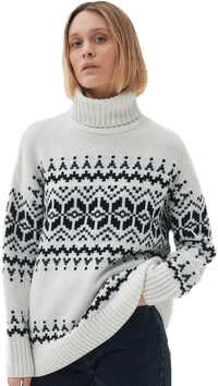 Patrisse Knit naisten neulepusero, Antique White - view: 1
