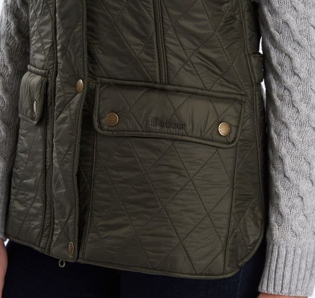 Wray Polarquilt Gilet naisten liivi, Olive, view: 5